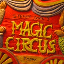 detail of circus wagon