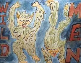 illustration of wildmen